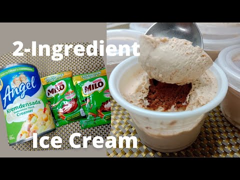2 Ingredient Ice Cream | Milo Ice Cream | Met's Kitchen