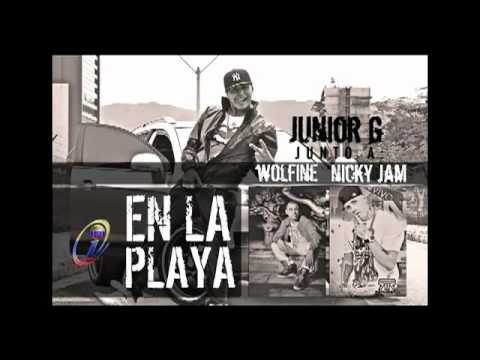 Wolfine feat. Nicky Jam, Junior G - En La Playa [Los-Reales.Net]