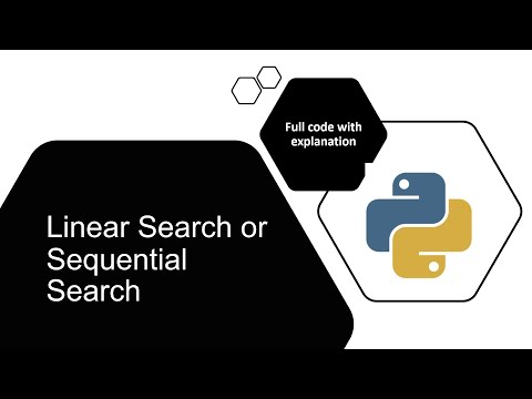Linear Search Algorithm Or Sequential Search Algorithm Python By Prasoon Agrawal
