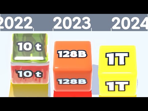 JELLY RUN 2048 — HISTORY: 2024/2023/2022, COMPARE GAMEPLAY // UPDATE APK