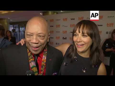 Quincy Jones walks TIFF red carpet for documentary about his life and directed by his daughter Rashi