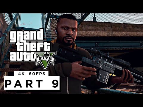 GRAND THEFT AUTO 5 Walkthrough Gameplay Part 9 - (PC 4K 60FPS) RTX 3090 MAX SETTINGS