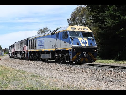 Rail Action in the Adelaide Hills SCT Freight and OneRail Grain 17th December 2021