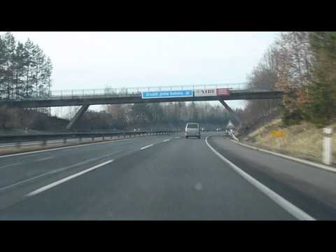 Czech motorway D1 direction Prague (some sections between kms 90 - 37)