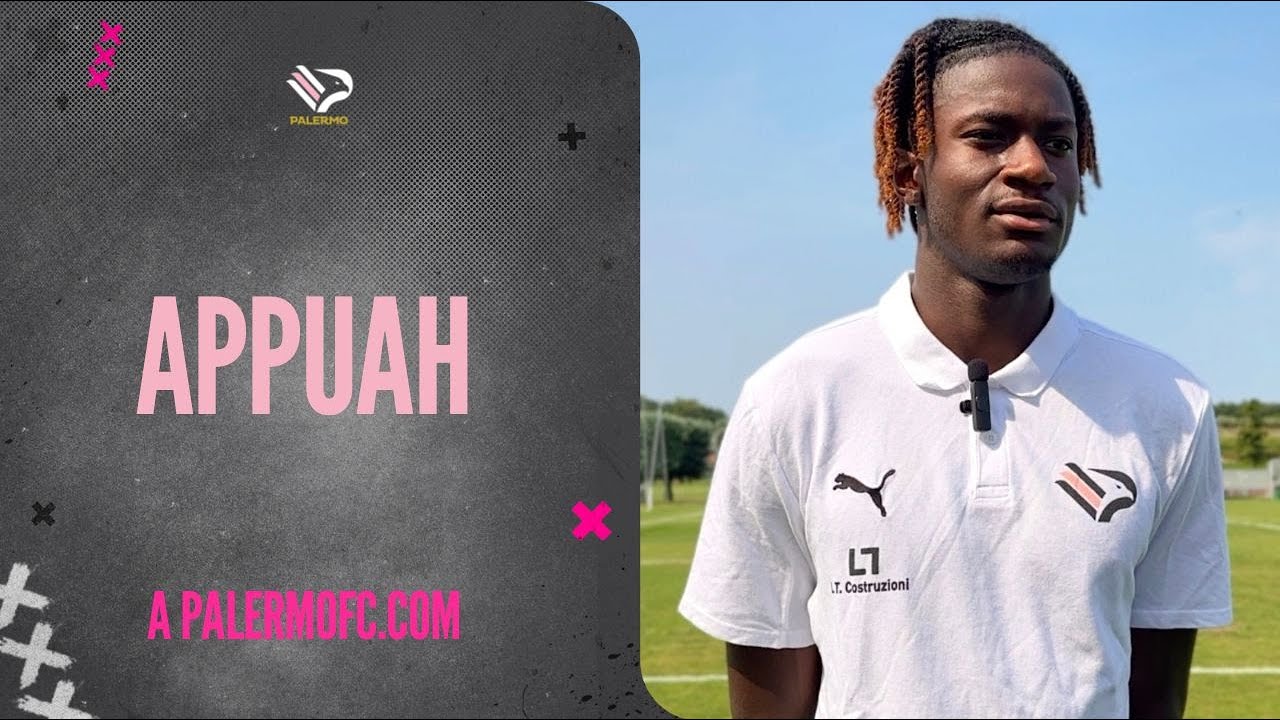 Appuah si presenta: "Felice di essere qui, i tifosi del Palermo sono incredibili"