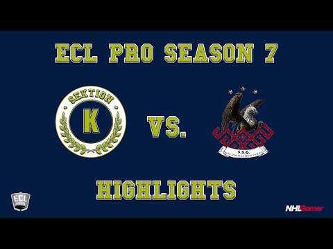 NHL 19 | ECL PRO SEASON 7 | Sektion K vs. Silver Sword Griffins | Highlights