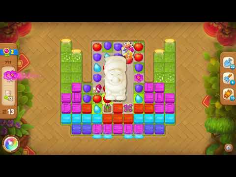 Gardenscapes 791 Level - 20 moves - NO BooSTERS