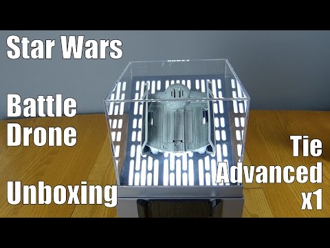Star Wars Battle Drone  Darth Vader’s TIE Advanced X1 Unboxing