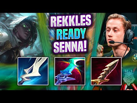REKKLES IS READY TO PLAY SENNA NEW BUFFS! - KC Rekkles Plays Senna ADC vs Caitlyn! | Season 2022