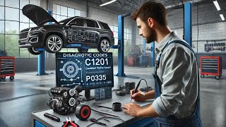 C1201, P0335 Toyota RAV4 2013-2018 Crankshaft Position Sensor A Circuit ECM Malfunction