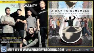 A DAY TO REMEMBER &quot;All I Want&quot; Official Audio Stream