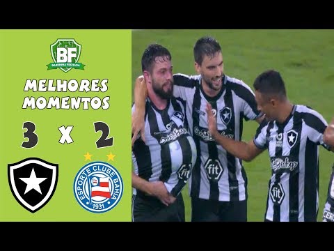 Botafogo 3 x 2 Bahia | Campeonato Brasileiro 2019 - Série A | Melhores Momentos | Barrinha Fechada