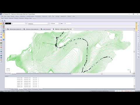 CIVIL DESIGNER software FAQ - 3D polyline contours to DTM points