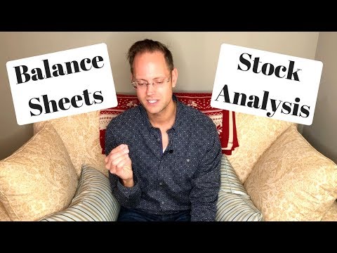 How To Analyze Dividend Stocks - Balance Sheets (Part 3) Video