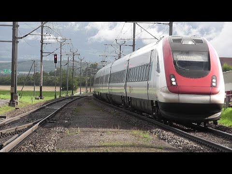 Swiss Rail Highlights at Chavornay and Chamoson 23/7/11