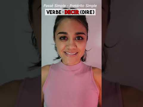 #short Conjugaison du verbe DECIR (DIRE) au Passé Simple