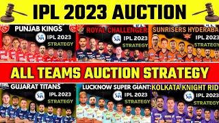 IPL 2023 - All Teams Auction Strategy for the IPL 2023 Auction