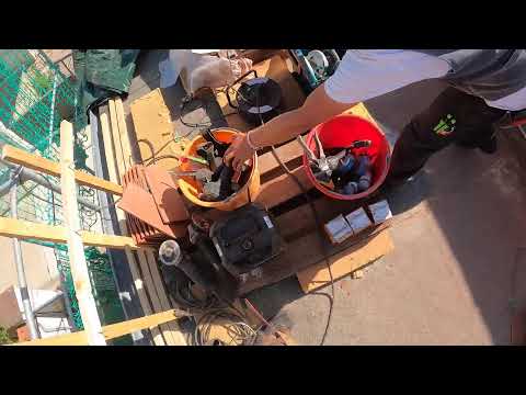 Eingebundene Biberschwanzkehle Biberdach Halle Teil 7 - 07.08.2025