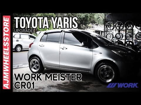 MODIFIKASI TOYOTA YARIS VELG WORK MEISTER CR01 // AJMWHEELSSTORE