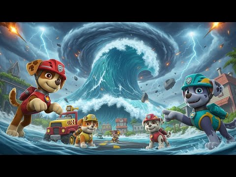 PAW Patrol vs Giant Disaster 🌊 | Epic Rescue Mission – Who Will Win?