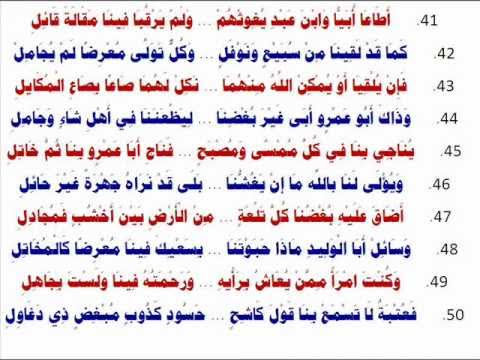 قصيدة أبي طالب في نصرة النبي - محمد بن هادي المدخلي