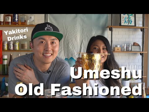 How to Make Umeshu Old Fashioned Cocktail to Drink with Yakitori