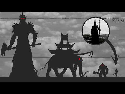 LOTR vs The Hobbit | Middle-Earth Size Comparison