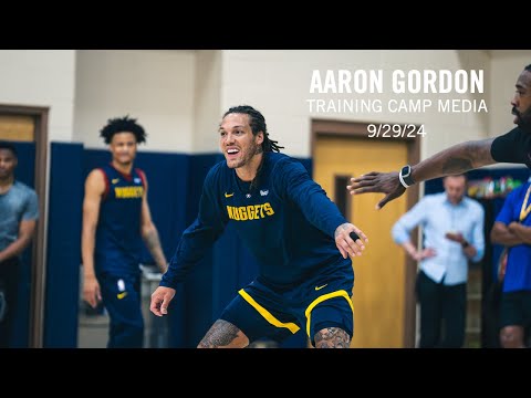 Aaron Gordon Post Practice Media 🎙 | Denver Nuggets Training Camp