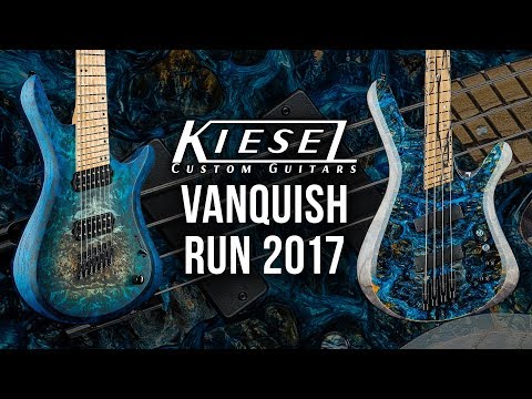 Kiesel Guitars - Vanquish Guitar and Bass Run 2017