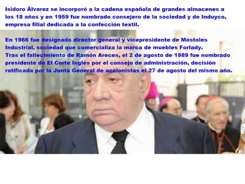 Fallece el empresario asturiano Isidoro Álvarez, presidente de El Corte Inglés