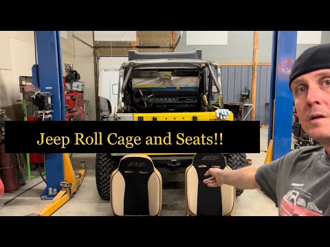 Fabrication of a jeep roll cage and custom seat mounts !