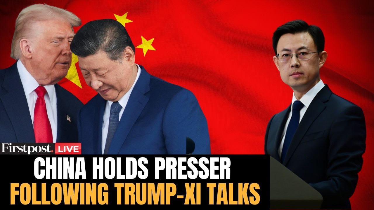 Trump–Xi Meeting LIVE: China Briefs Media After Trump Xi Talks in Busan | U.S.–China Trade Deal