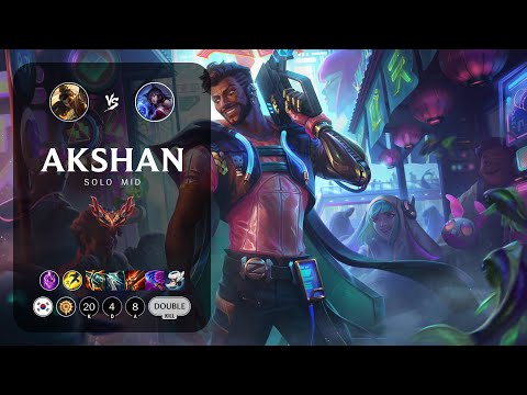 Akshan Mid vs Ahri - KR Grandmaster Patch 13.12