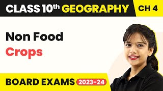 Non Food Crops - Agriculture | Class 10 Geography Chapter 4 | CBSE 2024-25