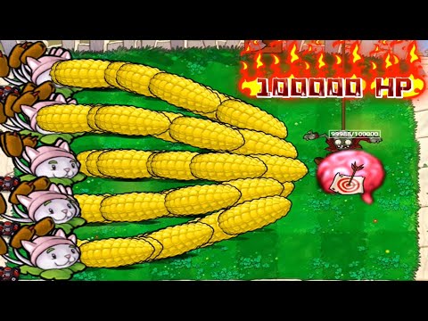 100000 HP Bungee zombie, which combination can defeat him? - MAKE FANS VIDEO