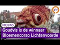 Goudvis winnaar bloemencorso Lichtenvoorde