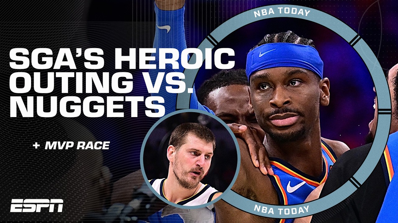 Shai Gilegeous-Alexander is 'MVP for a reason' 🗣️ Is the race vs. Nikola Jokic OVER⁉️ | NBA Today