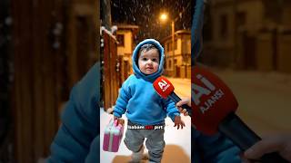 Annem Bağırıyor, Babam Osuruyor: Bebek Çözümü Kaçmakta Buldu! 😂❄️ (Karda Evden Kaçış)