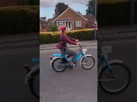 Thumbnail for Monika's first ride on the Honda Camino PA50 by Honda PA50