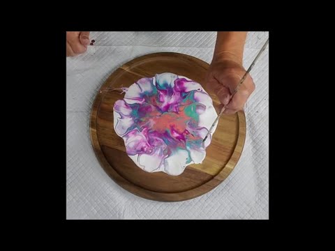 (330) Balance and Harmony in an Acrylic Pour Painting | Fluid Art | Abstract