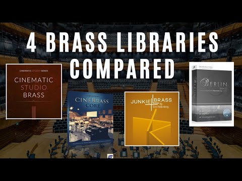 4 Brass Sample Libraries COMPARED! (CineBrass, Cinematic Studio Brass, Berlin Brass, JXL Brass)