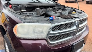 How to replace crankshaft position sensor on a 2012 dodge Durango 3.6L