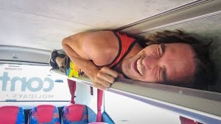 TRAPPED ON THE COACH