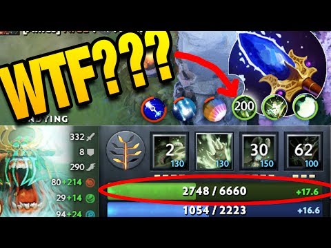 6660 HP Undying with Scepter in 30 Minutes HOW??? - SingSing DOta 2