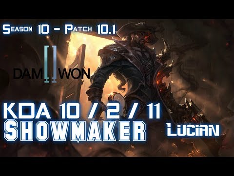 DWG Showmaker LUCIAN vs LEBLANC Mid - Patch 10.1 KR Ranked