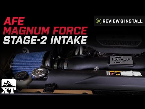 Jeep Wrangler AFE Magnum FORCE Stage-2 Cold Air Intake (2012-2017 JK) Review & Install