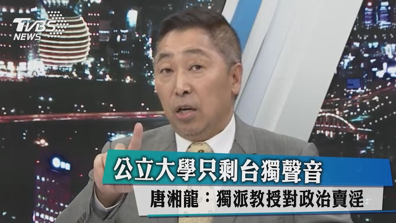 公立大學只剩台獨聲音 唐湘龍:獨派教授對政治賣淫