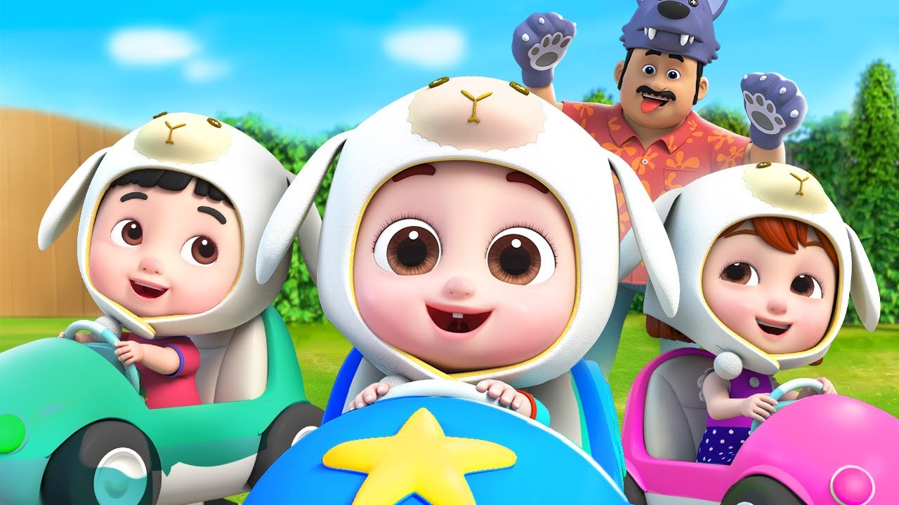 Wheels on the Car  | 英語の歌 | 子どもの歌 | 童謡 | スーパーパンドビ | Super Pandobi