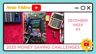 Budgeting Money Savings Challenges - December Week #3 - TracEy Monster Savings on Etsy & Payhip
