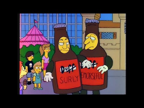 THE SIMPSONS - "Bart & Lisa go to Duff Gardens with Selma" - 1993